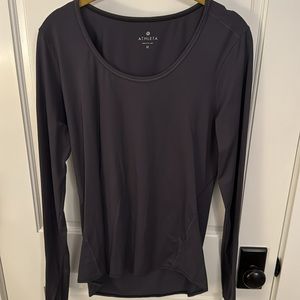 Athleta, dark gray, long sleeve T-shirt, size medium, very soft!